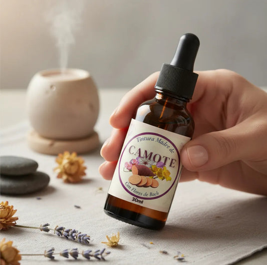 Tintura de camote y Flores de Bach