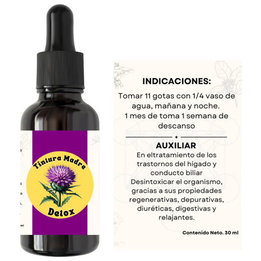 Tintura Madre Detox (Hígado) 2 pzs
