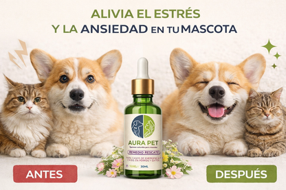 Remedio Rescate, Flores De Bach, Ansiedad, Estrés. Mascotas