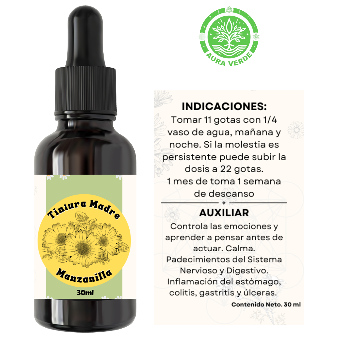 Tintura Madre de Manzanilla 30ml 1pz