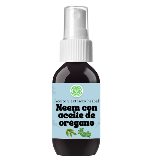 Aceite de Neem Con De Orégano, Uso tópico. 1pz 60ml