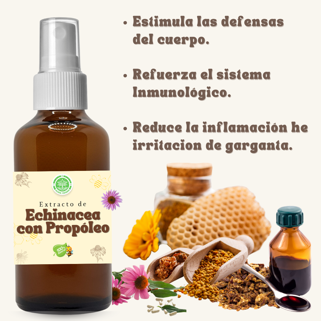 Extracto De Propóleo Con Equinácea 1pz 50ml.