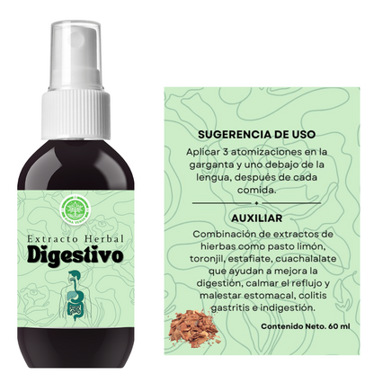 Spray Bucofaríngeo Con Cuachalalate, Antirreflujo, Gastritis