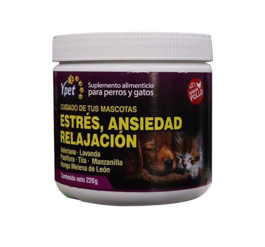 Estrés y Ansiedad 220grs sabor pollo.