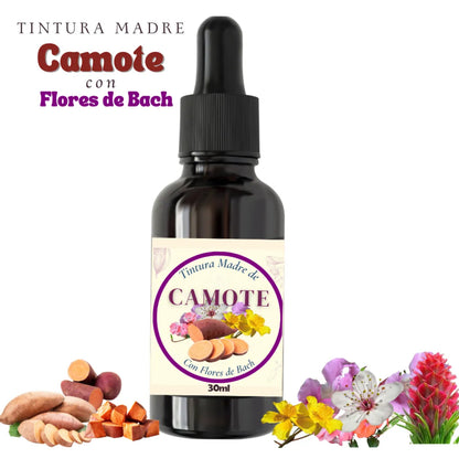 Tintura de camote y Flores de Bach