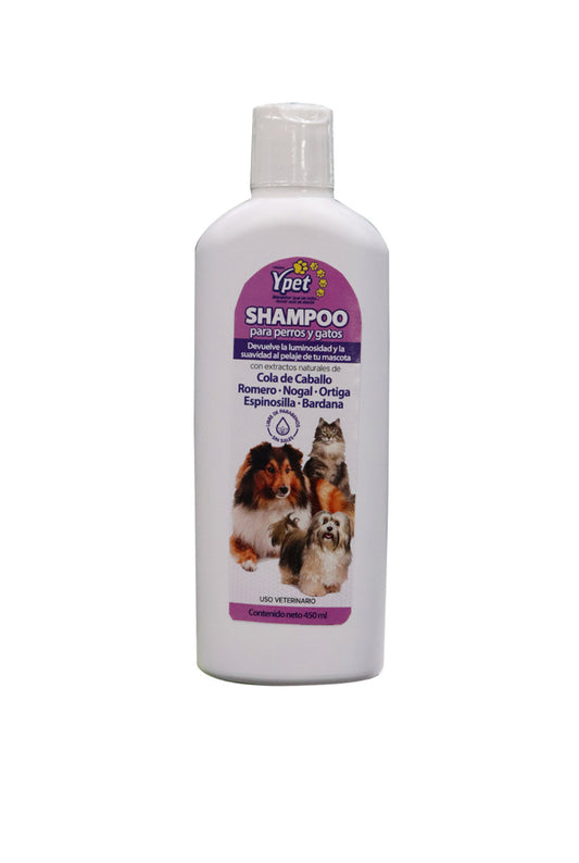 Shampoo Con extractos naturales. 450 ml