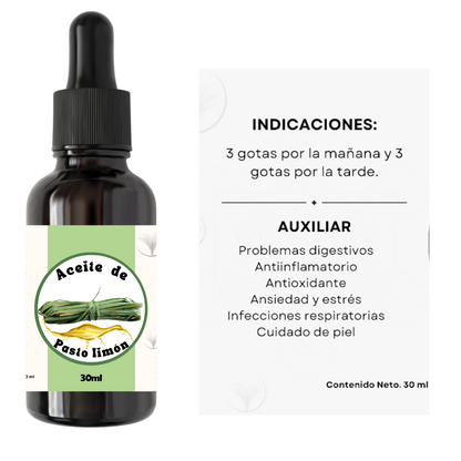 Aceite de pasto limón  (Lemongrass)