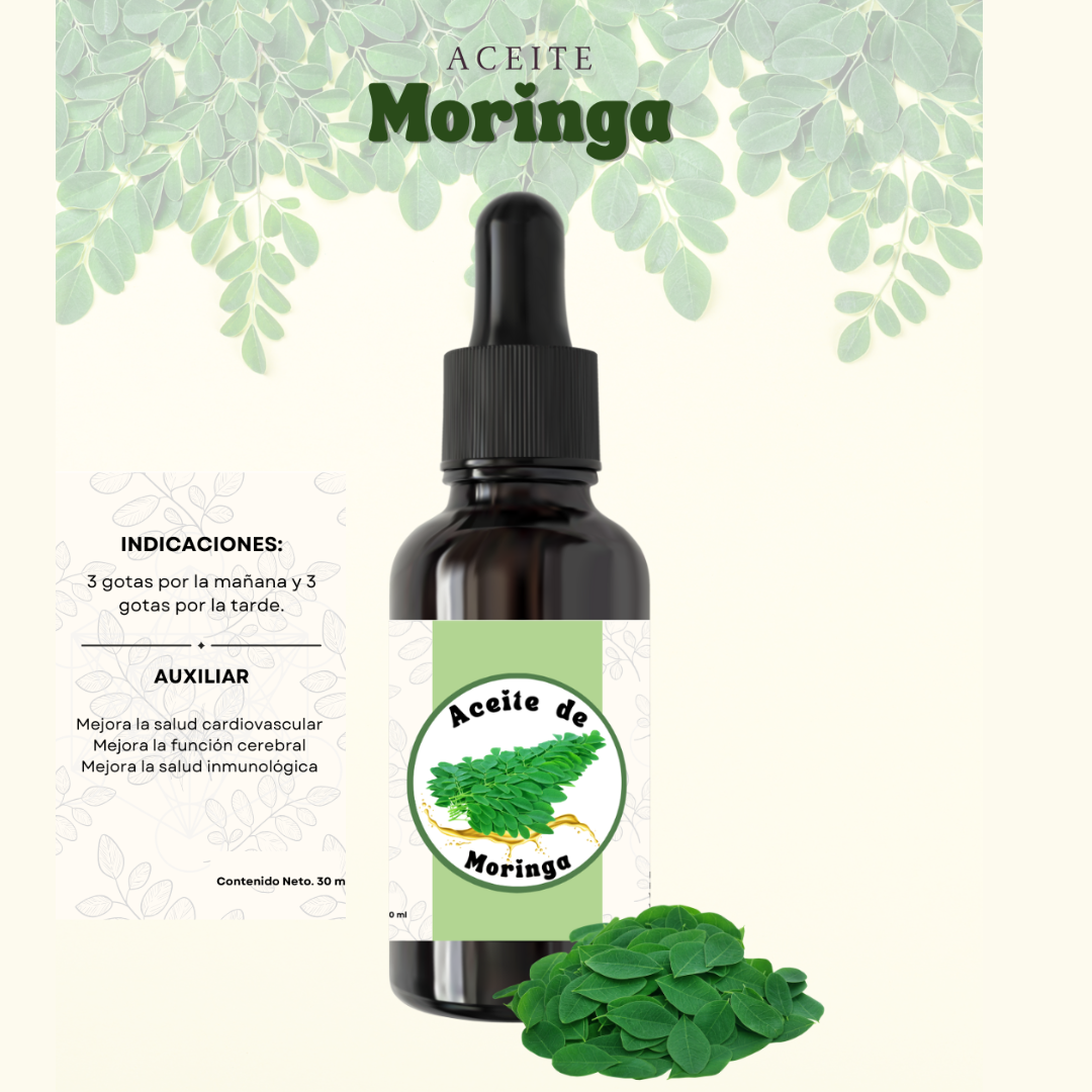 Aceite de Moringa 1 pieza.