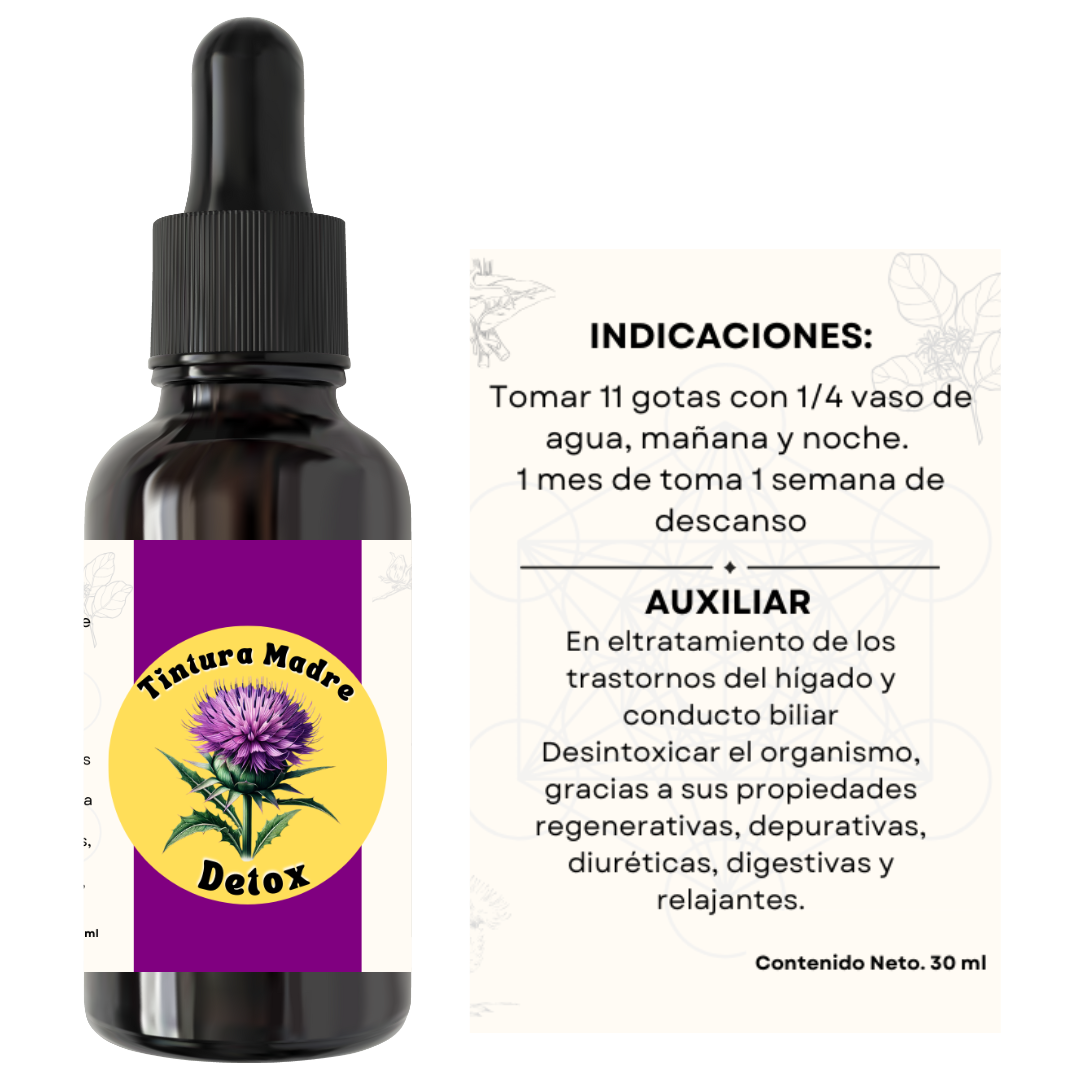 Tintura Madre Detox (Hígado) 2 pzs
